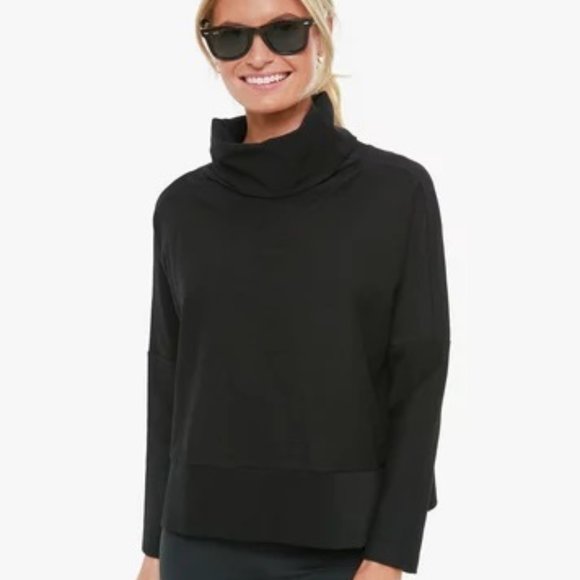 Tuckernuck Black Rollins Funnel Neck Pullover Size Med - Picture 2 of 13